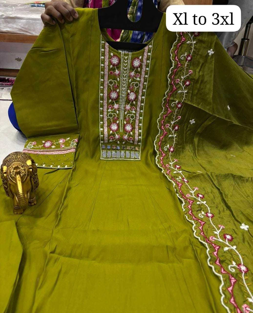YNF Wholesale Silk Anarkali Kurtis  | Surat Manufacturer