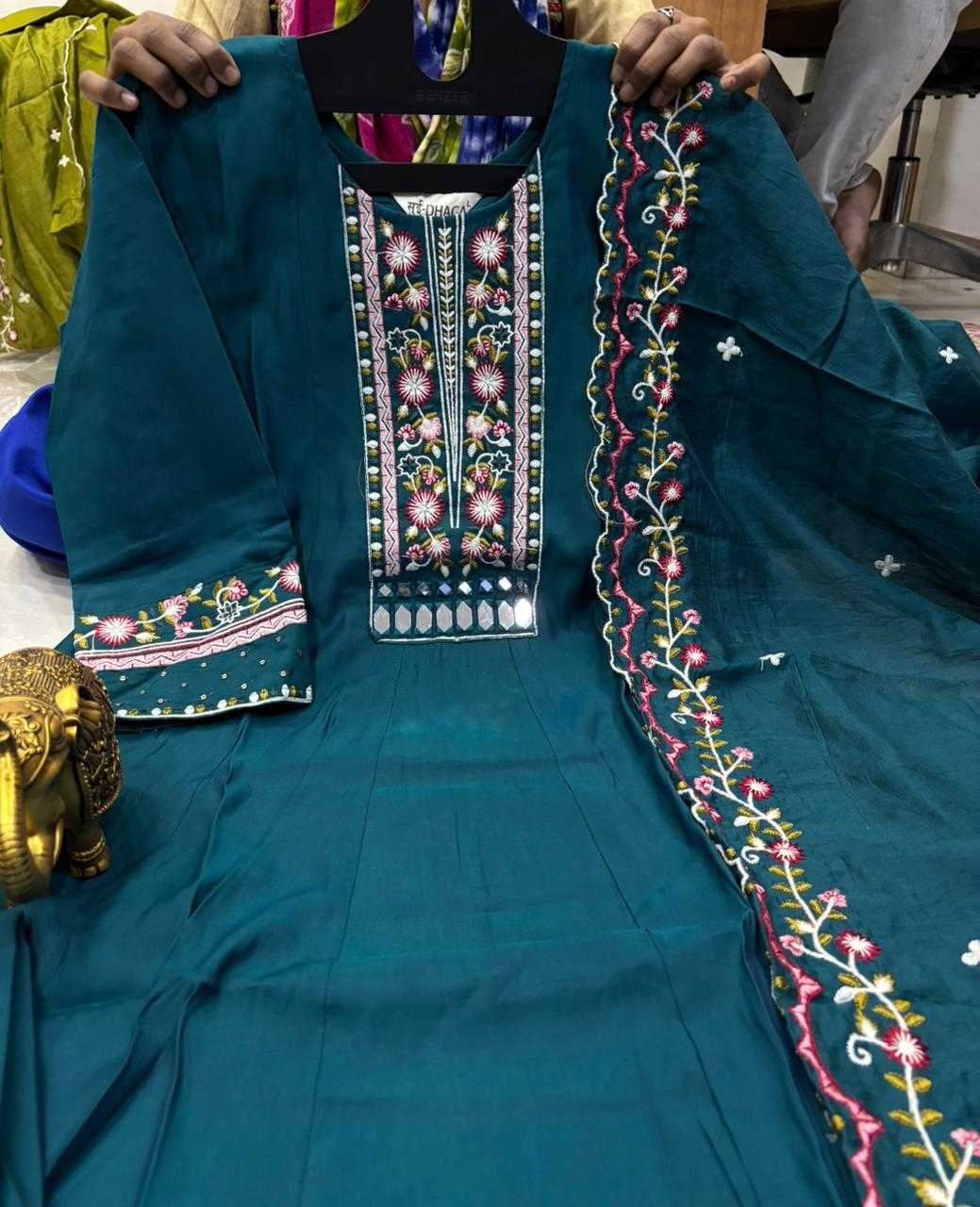 YNF Wholesale Silk Anarkali Kurtis  | Surat Manufacturer