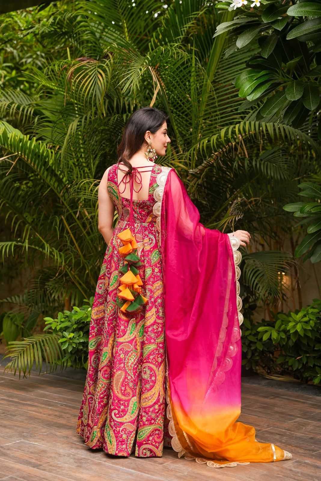 YNF Wholesale Jimmy Choo Anarkali Gown  | Surat Manufacturer