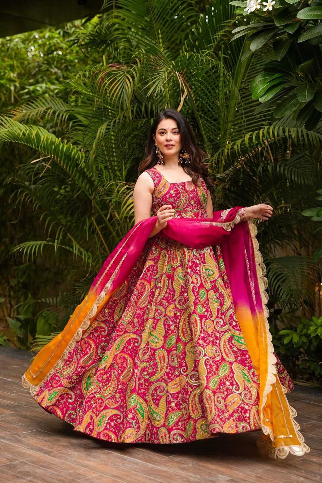 YNF Wholesale Jimmy Choo Anarkali Gown  | Surat Manufacturer