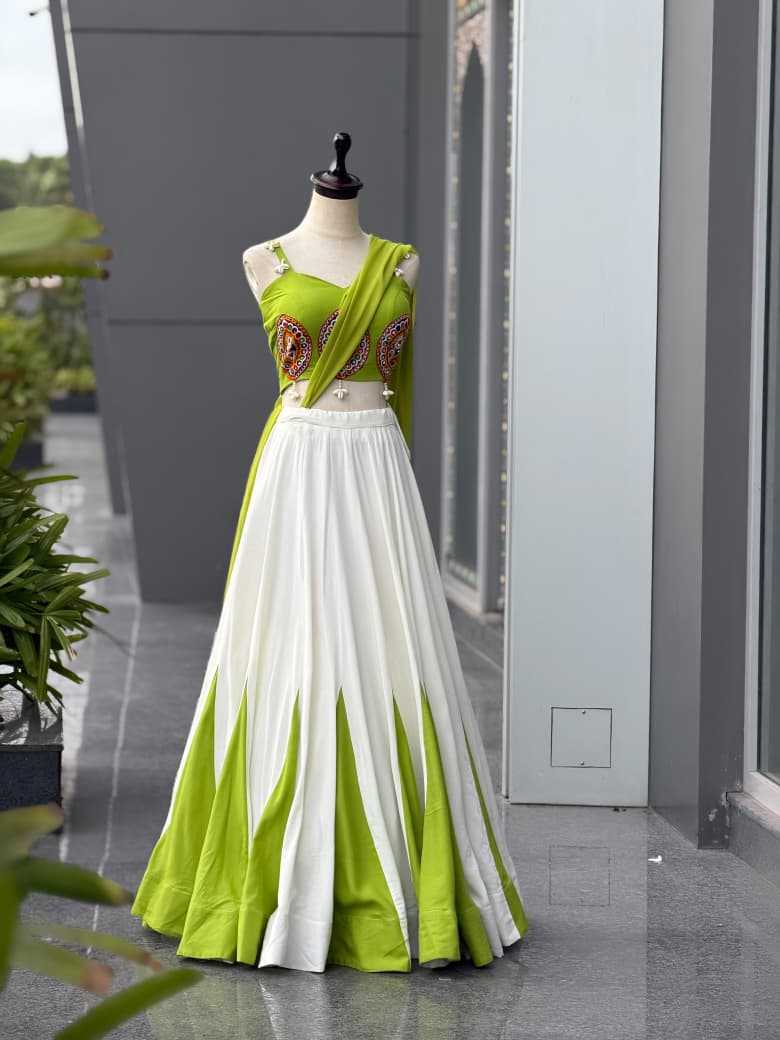 YNF Wholesale Cotton Embroidered Lehenga  | Surat Manufacturer