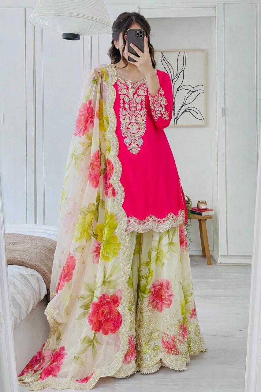 YNF Wholesale Chinon Embroidery Suits  | Surat Manufacturer