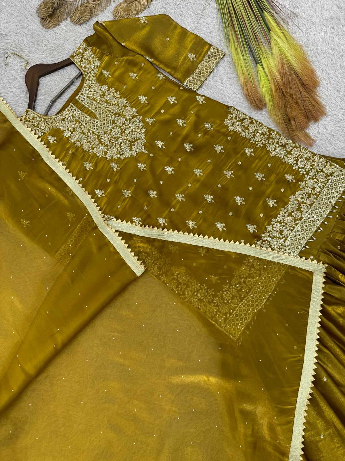 YNF Wholesale Pure Silk Sharara Salwar Suits  | Surat Manufacturer