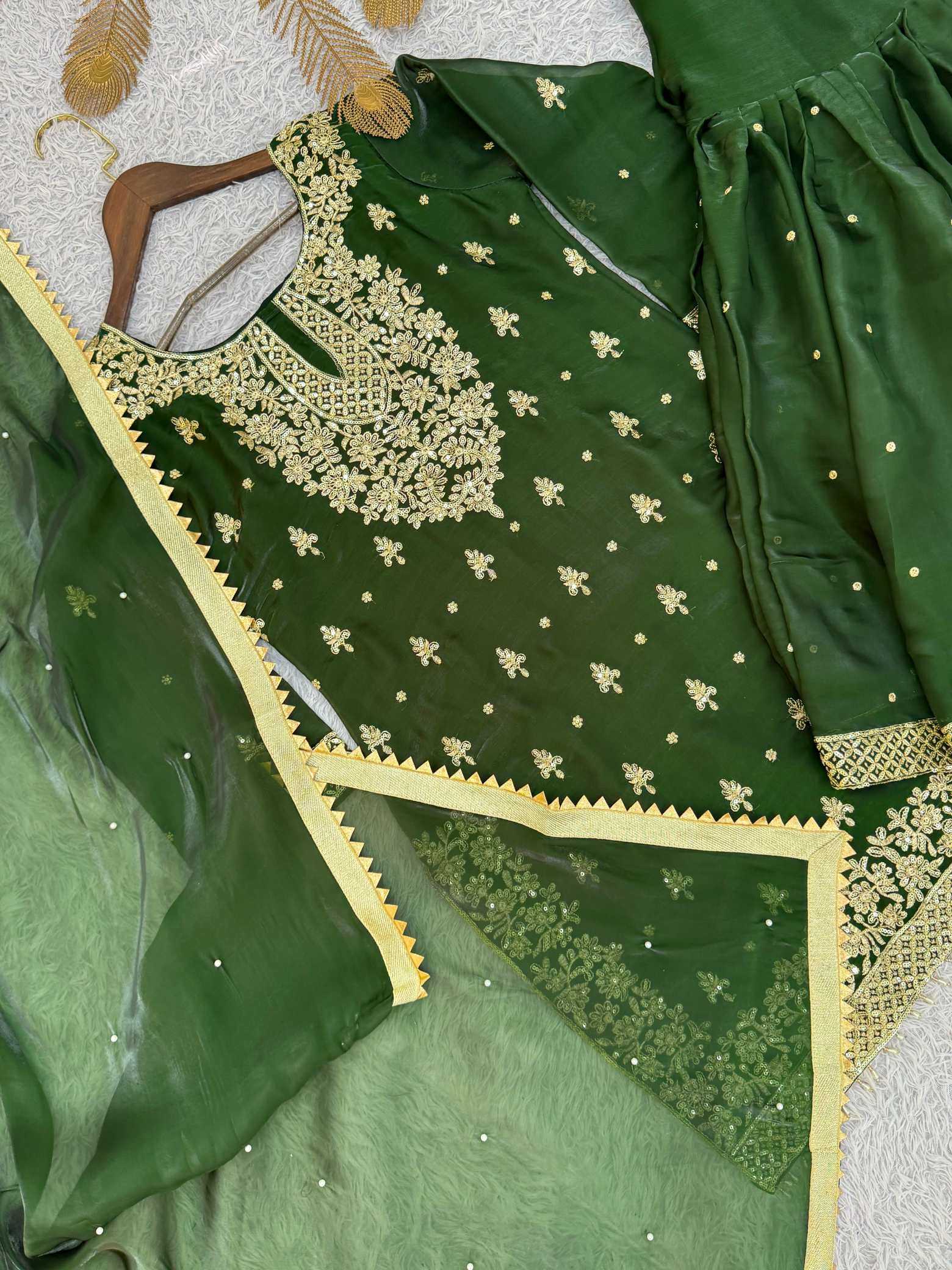 YNF Wholesale Pure Silk Sharara Salwar Suits  | Surat Manufacturer