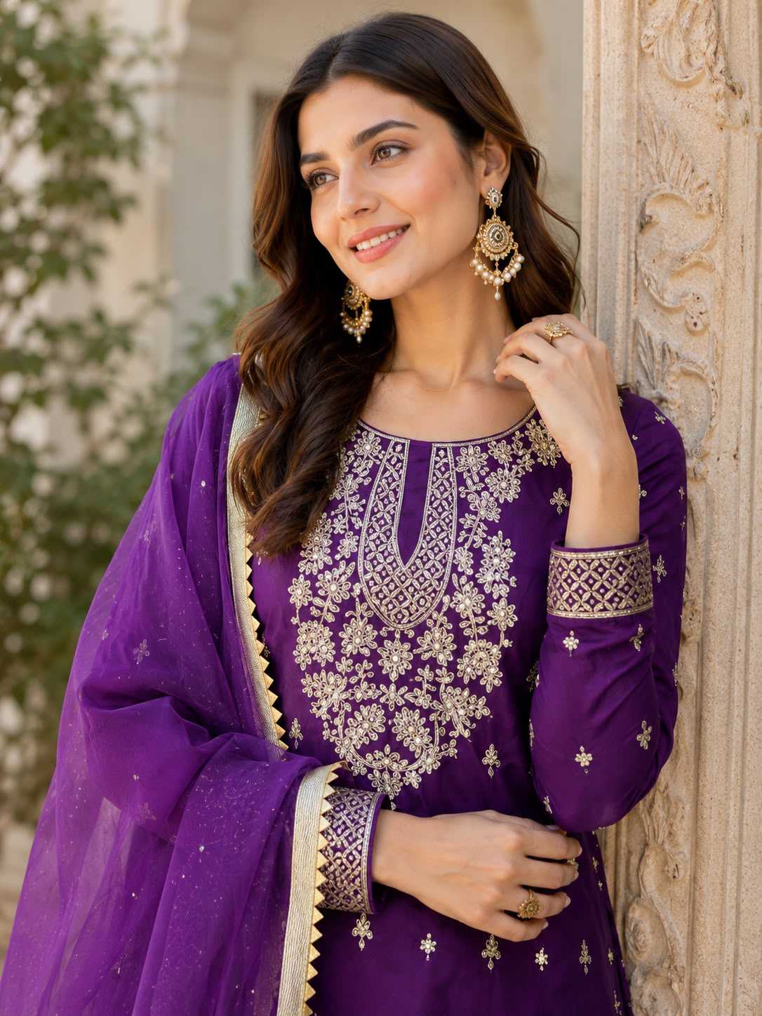 YNF Wholesale Pure Silk Sharara Salwar Suits  | Surat Manufacturer