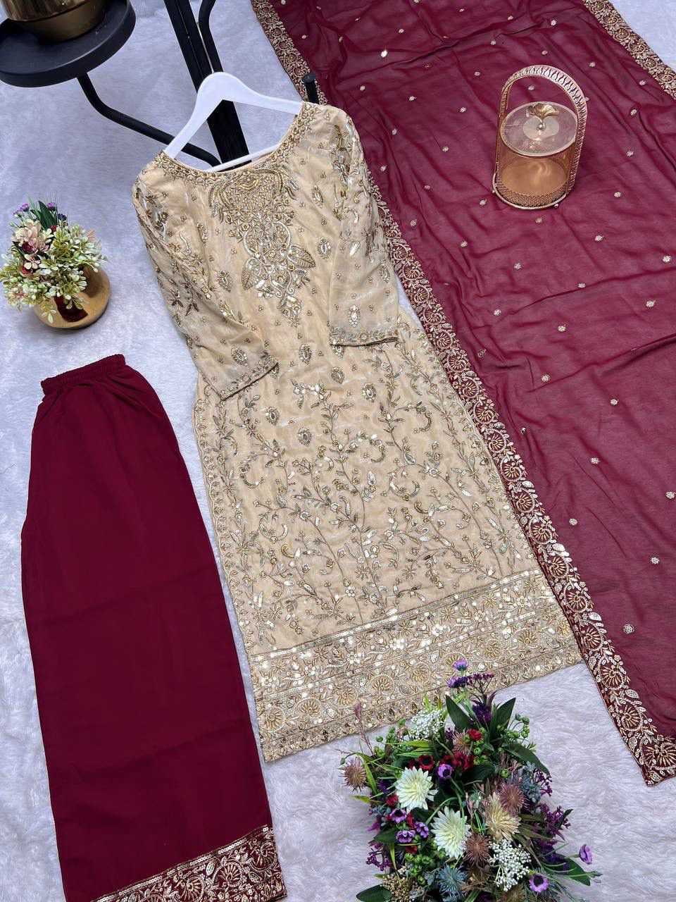 YNF Wholesale Heavy Silk Embroidered Kurtis  | Surat Manufacturer