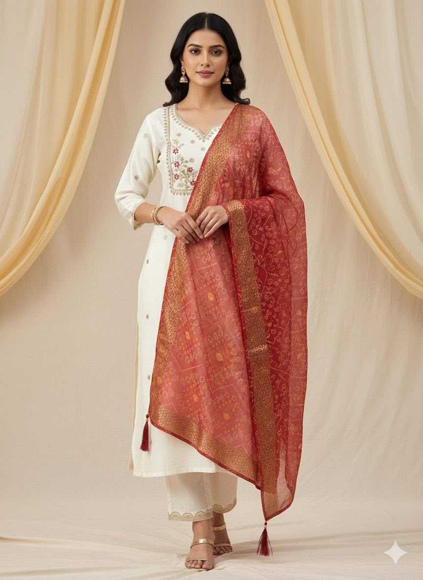 YNF Wholesale Heavy Roman Silk Embroidered Kurtis  | Surat Manufacturer
