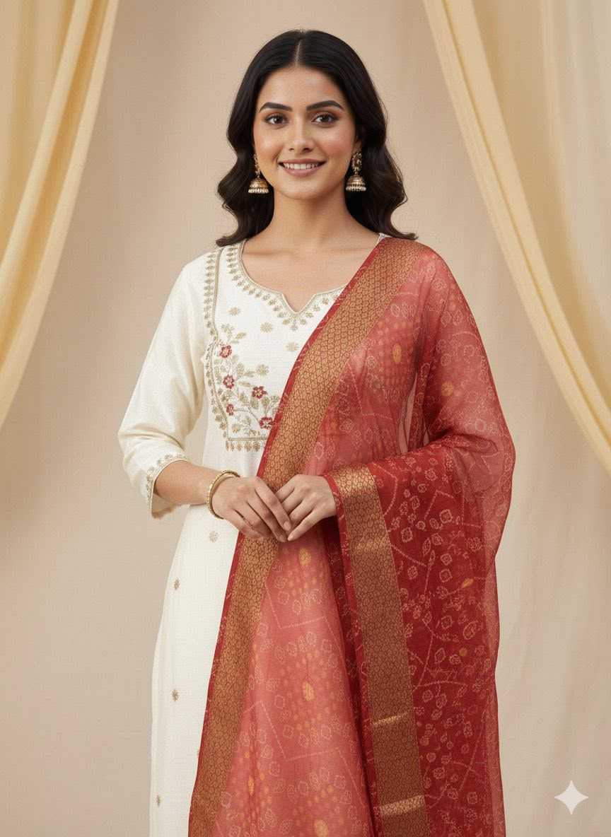 YNF Wholesale Heavy Roman Silk Embroidered Kurtis  | Surat Manufacturer