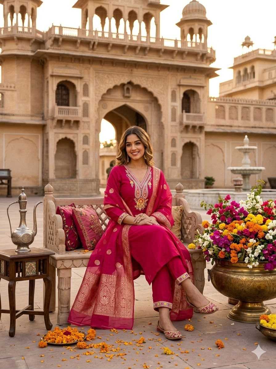 YNF Wholesale Heavy Roman Silk Designer Kurtis  | Surat Manufacturer
