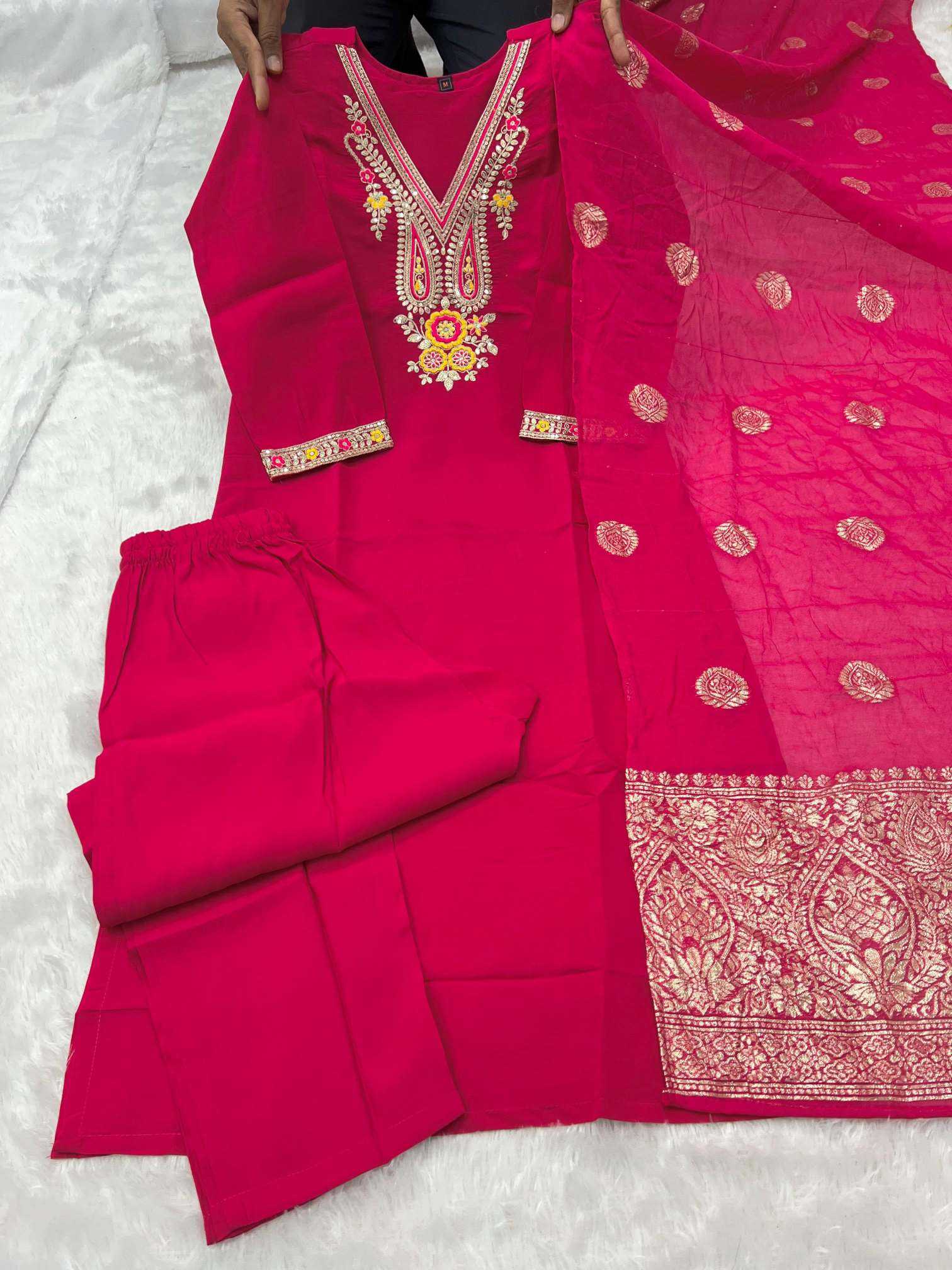 YNF Wholesale Heavy Roman Silk Designer Kurtis  | Surat Manufacturer