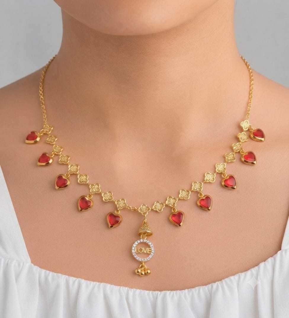 YNF Wholesale AD Diamond AD Diamond Necklace  | Surat Manufacturer
