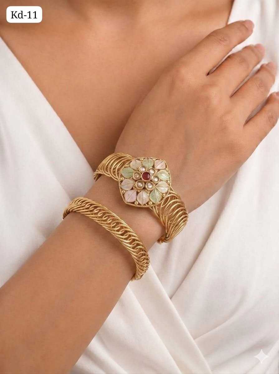 YNF Wholesale Brass Antique Bangles  | Surat Manufacturer