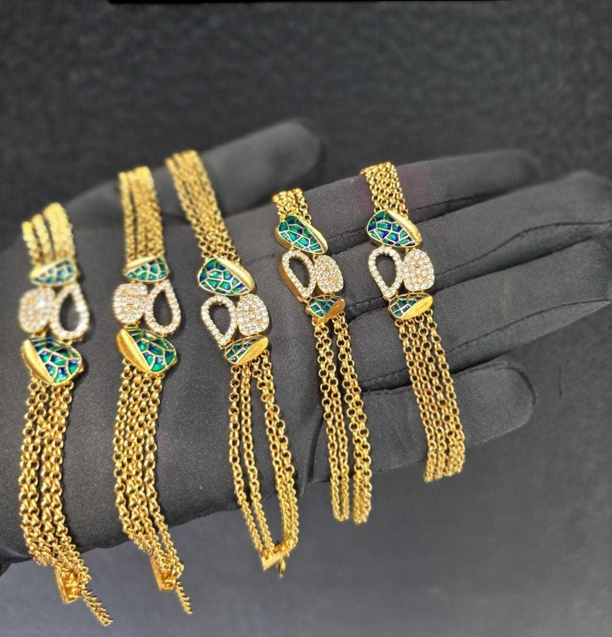 YNF Wholesale Brass Brass Gold Bracelets  | Surat Manufacturer