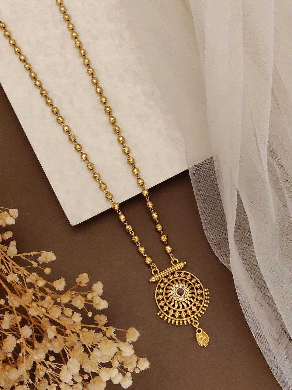 YNF Wholesale Brass Fancy Mala Necklaces  | Surat Manufacturer