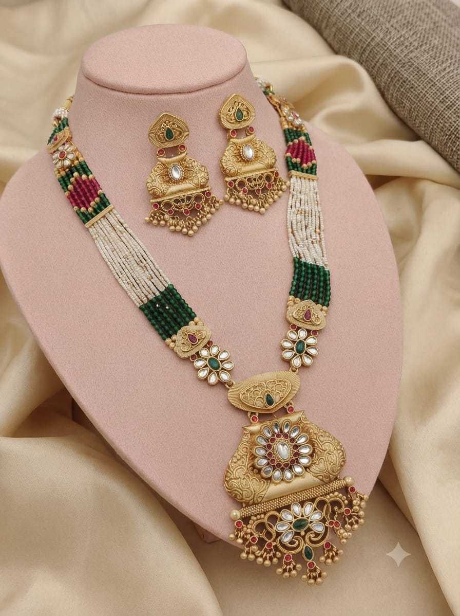 YNF Wholesale Brass Fancy Mala Necklaces  | Surat Manufacturer