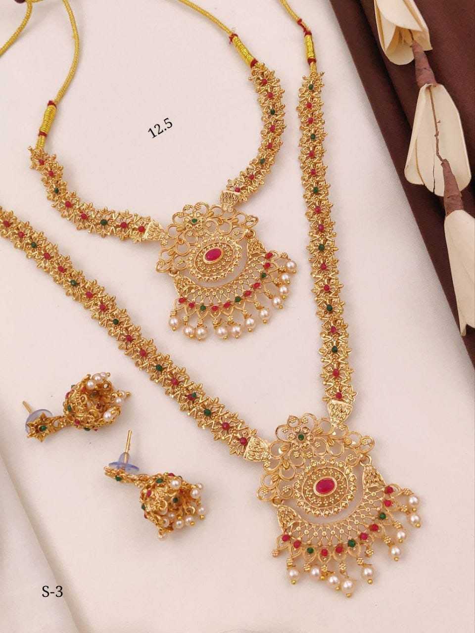 YNF Wholesale Brass Fancy Mala Necklaces  | Surat Manufacturer