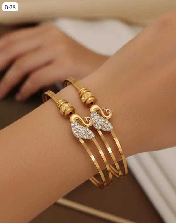 YNF Wholesale Brass Golden Bracelet  | Surat Manufacturer