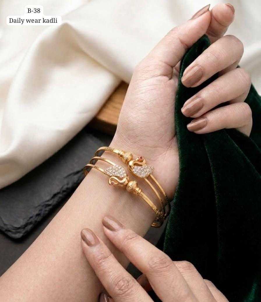 YNF Wholesale Brass Golden Bracelet  | Surat Manufacturer