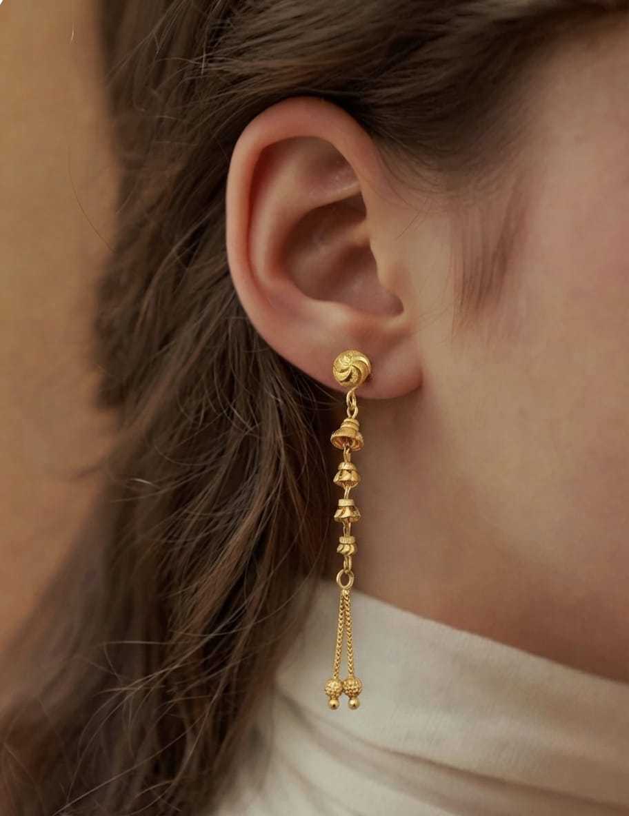 YNF Wholesale Brass Jhumka Earrings  | Surat Manufacturer