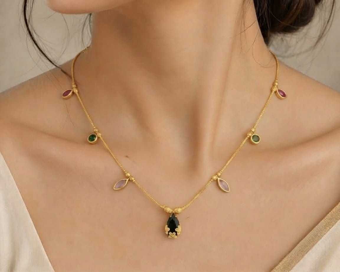 YNF Wholesale Brass Necklaces Set  | Surat Manufacturer