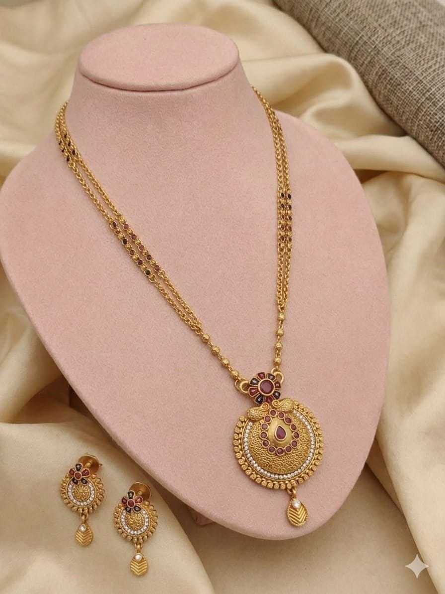 YNF Wholesale Brass Necklaces Set  | Surat Manufacturer