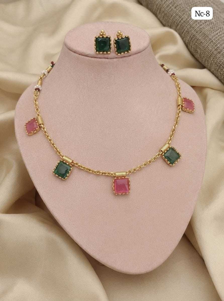YNF Wholesale Brass Necklaces Set  | Surat Manufacturer