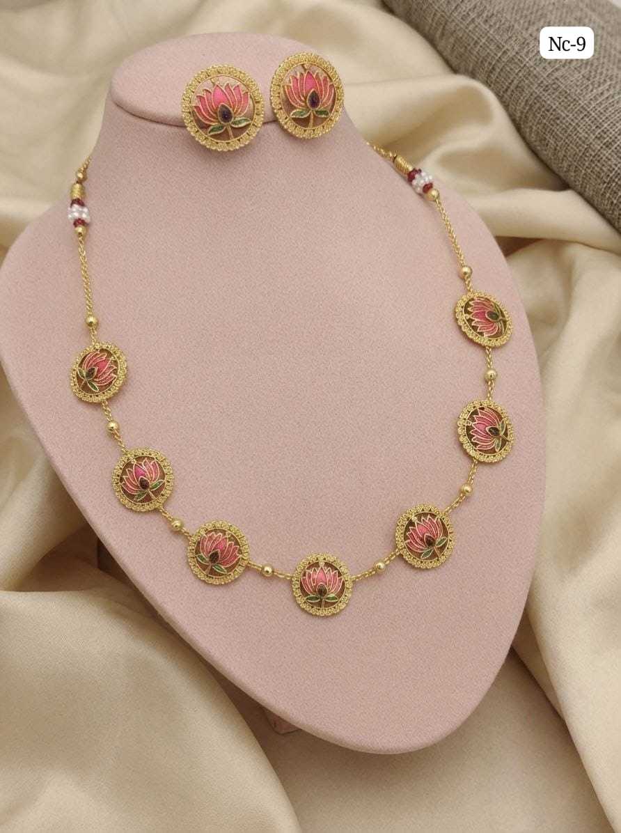 YNF Wholesale Brass Necklaces Set  | Surat Manufacturer