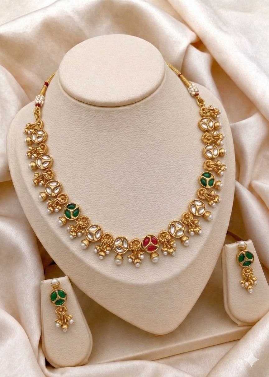 YNF Wholesale Brass Necklaces Set  | Surat Manufacturer