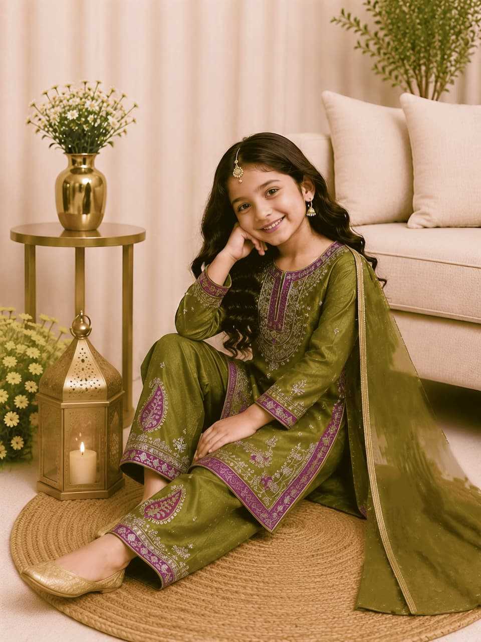 YNF Wholesale Premium Silk Kids Suit  | Surat Manufacturer