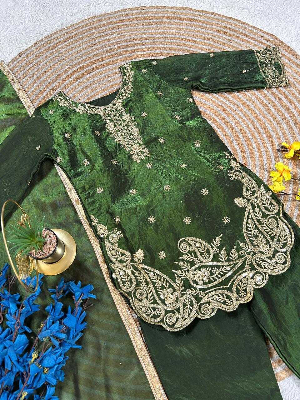 YNF Wholesale Pure Silk Kids Suit  | Surat Manufacturer