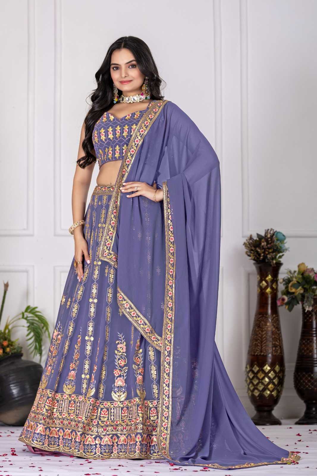 YNF Wholesale Georgette Designer Lehenga  | Surat Manufacturer