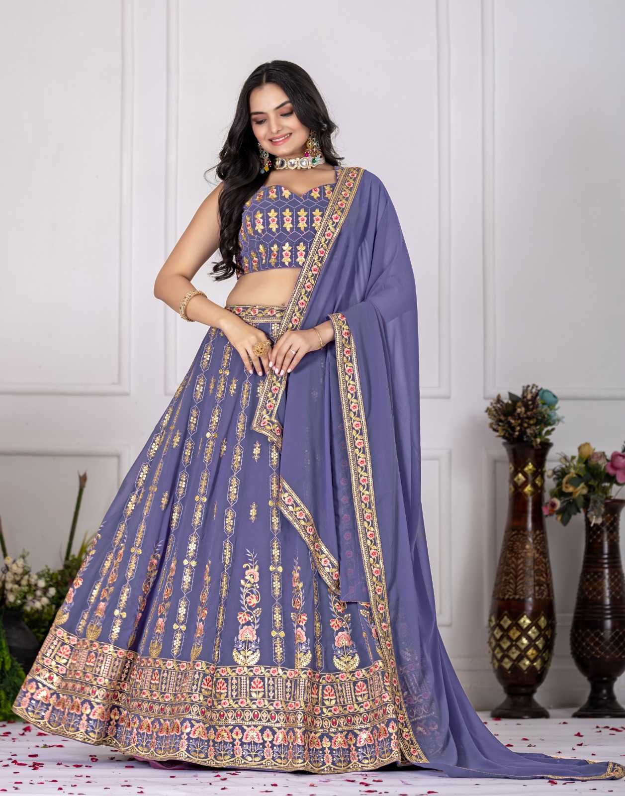 YNF Wholesale Georgette Designer Lehenga  | Surat Manufacturer