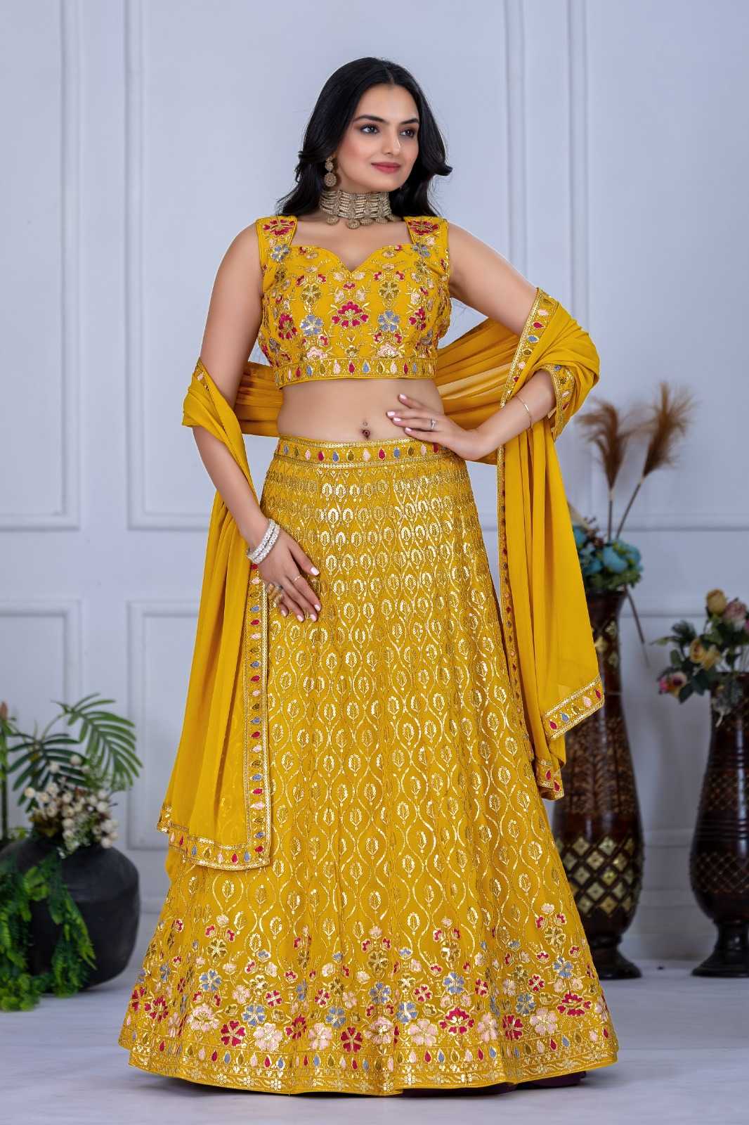 YNF Wholesale Faux Georgette Designer Lehenga  | Surat Manufacturer
