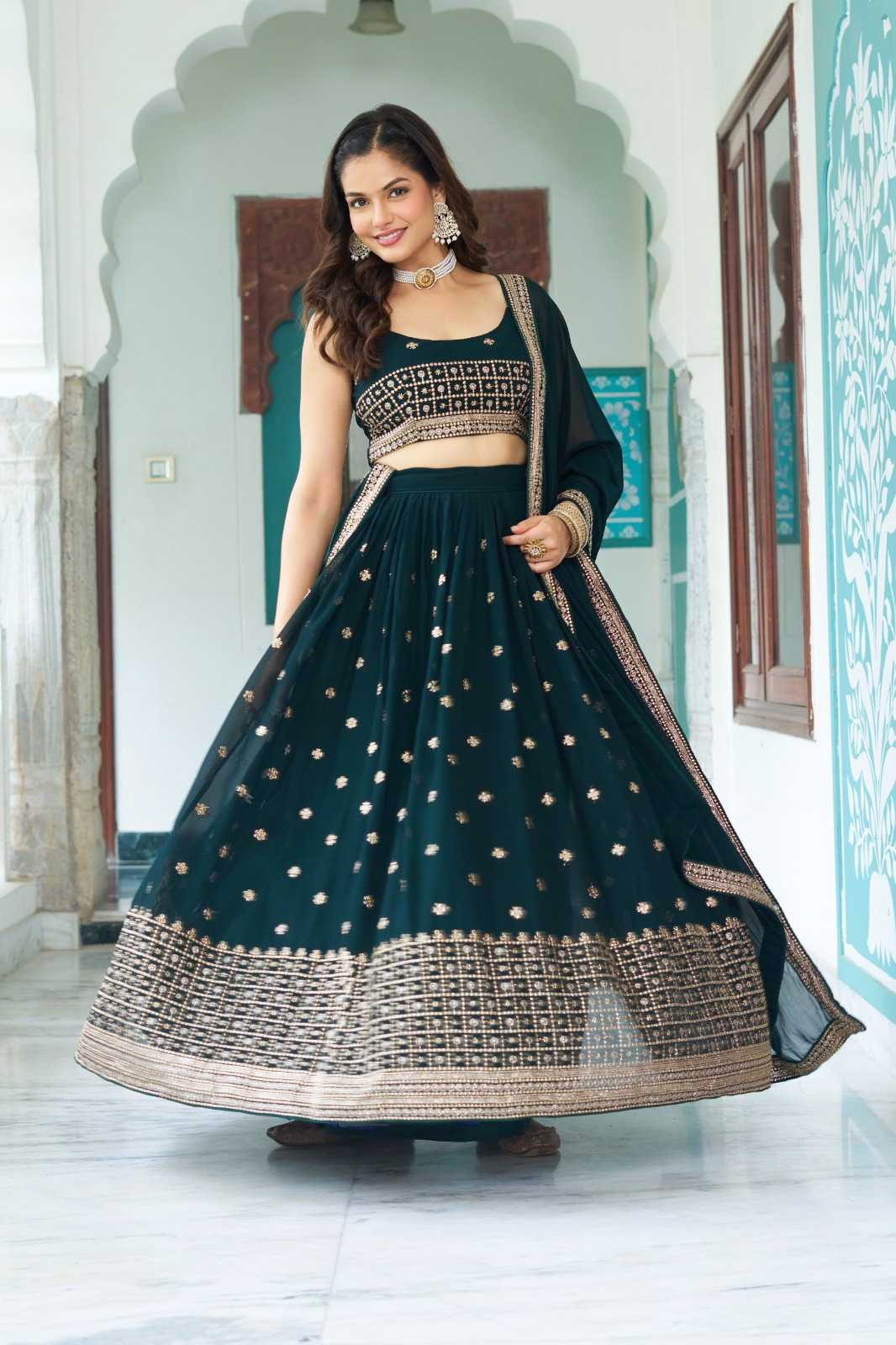 YNF Wholesale Georgette Designer Lehenga  | Surat Manufacturer