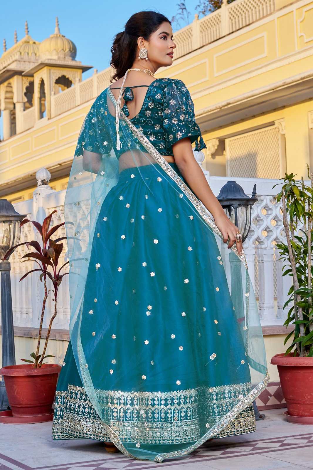 YNF Wholesale Jimmy Choo Embroidered Lehenga  | Surat Manufacturer