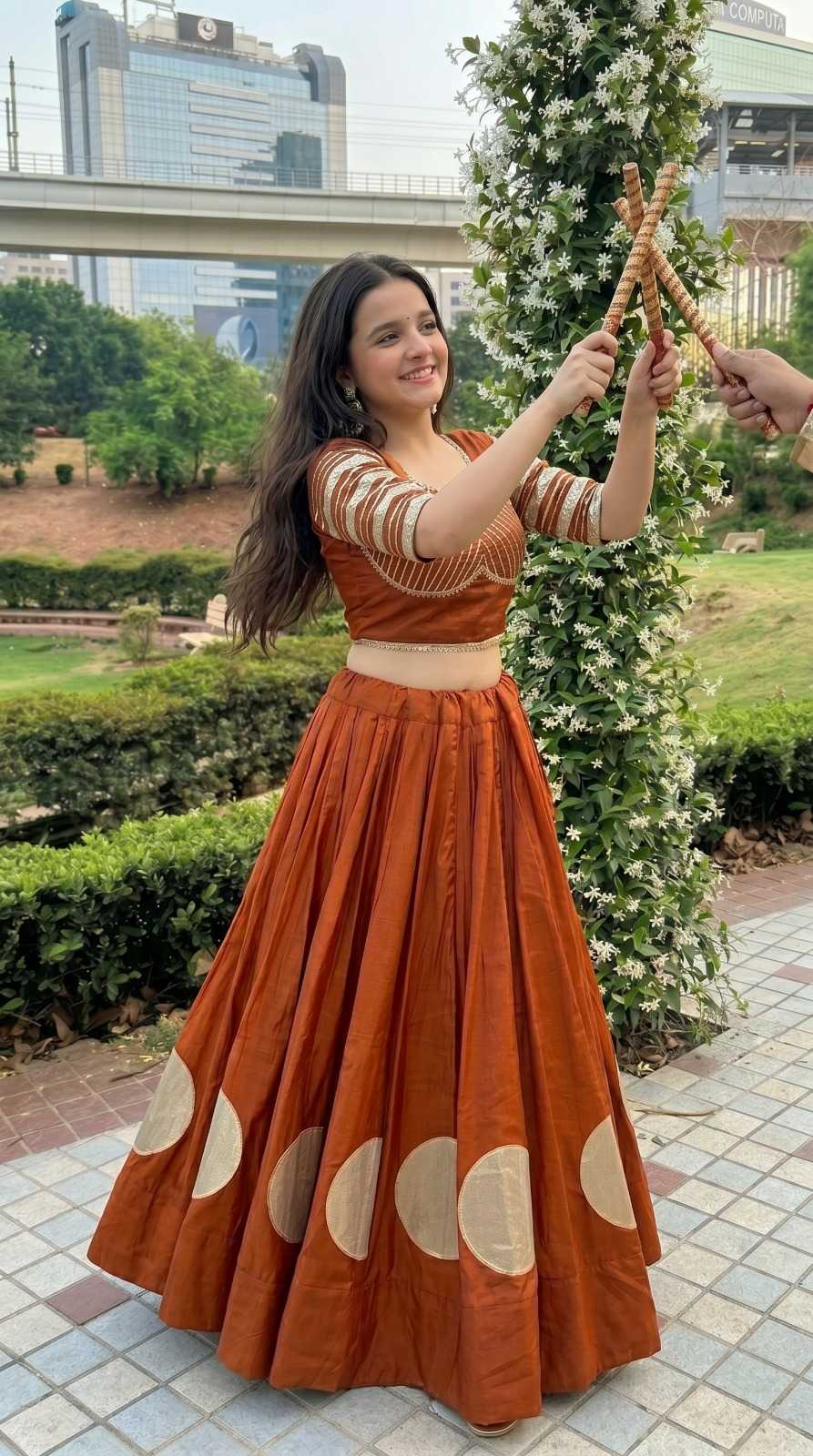 YNF Wholesale Heavy Roman Silk Designer Lehenga  | Surat Manufacturer