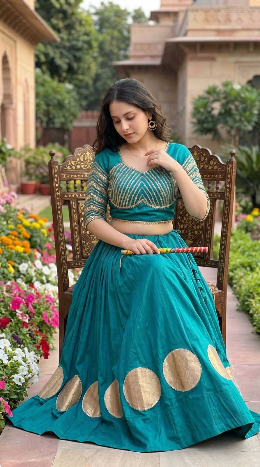 YNF Wholesale Heavy Roman Silk Designer Lehenga  | Surat Manufacturer