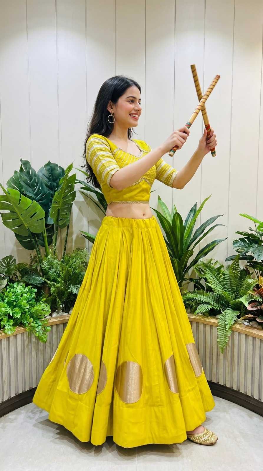 YNF Wholesale Heavy Roman Silk Designer Lehenga  | Surat Manufacturer