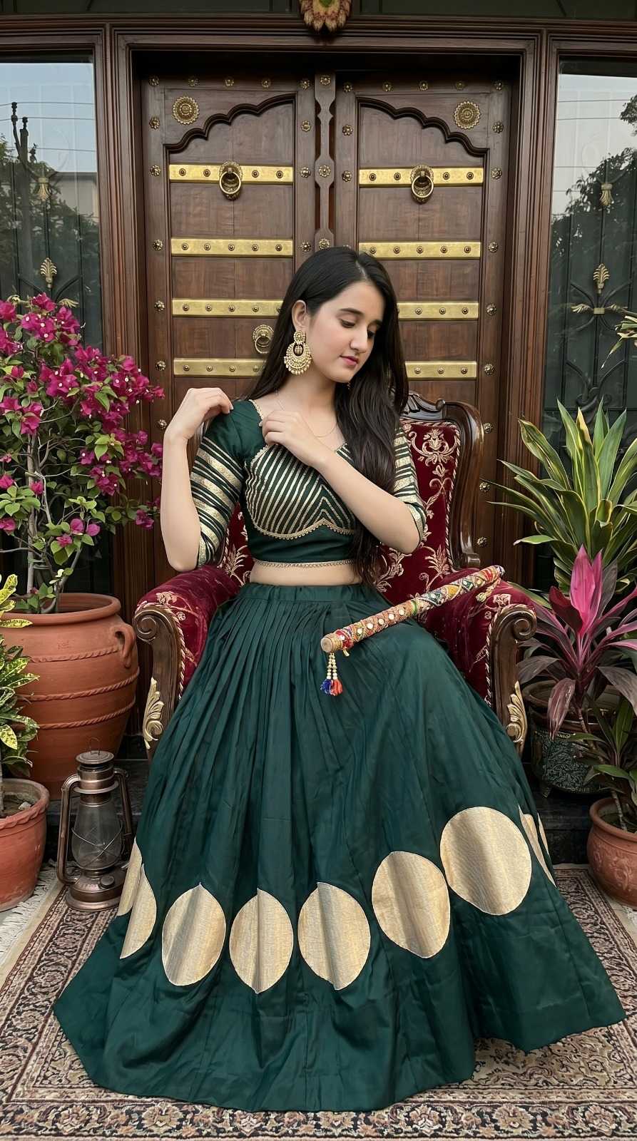 YNF Wholesale Heavy Roman Silk Designer Lehenga  | Surat Manufacturer