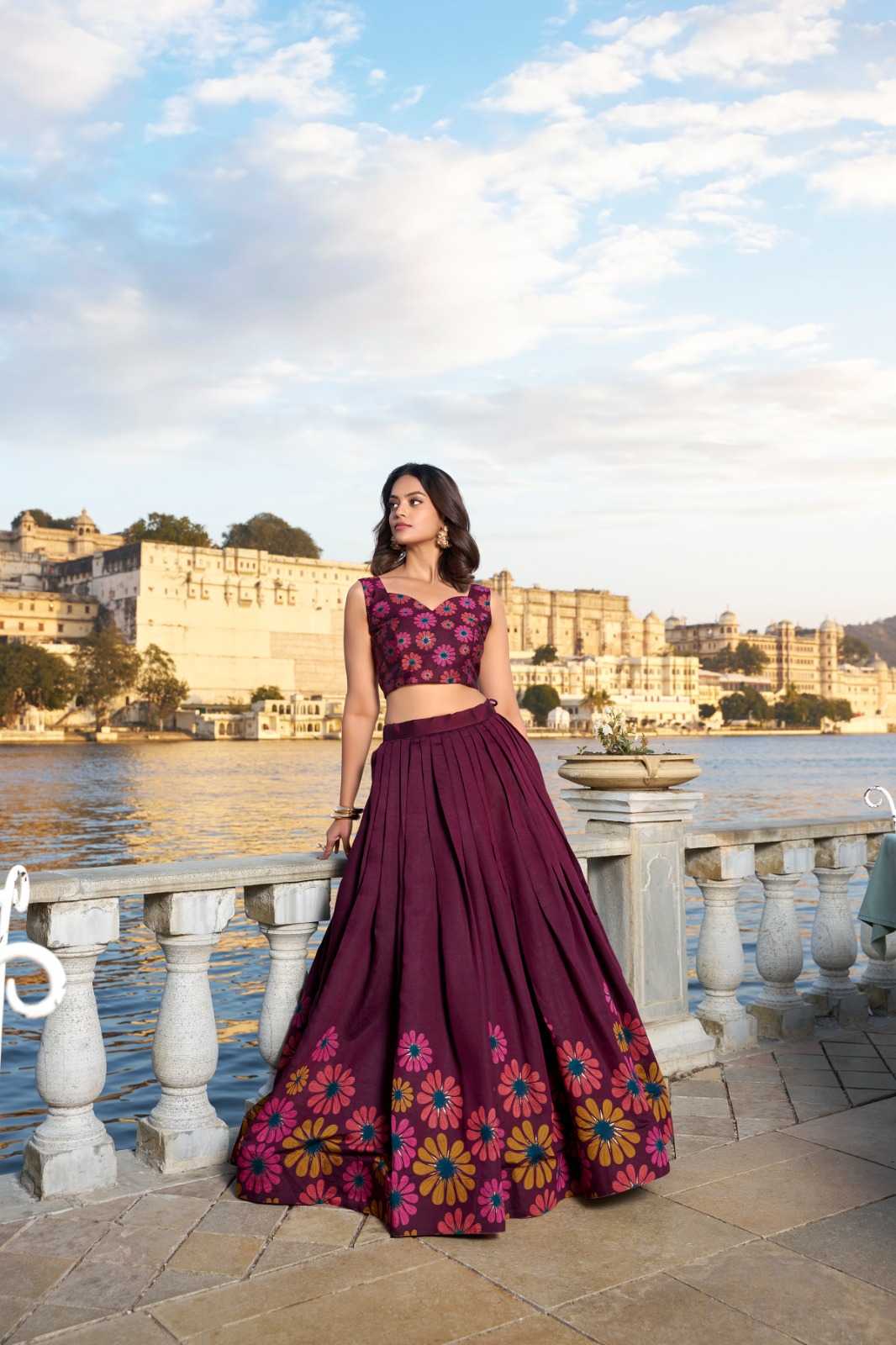 YNF Wholesale Tussar Silk Designer Lehenga  | Surat Manufacturer