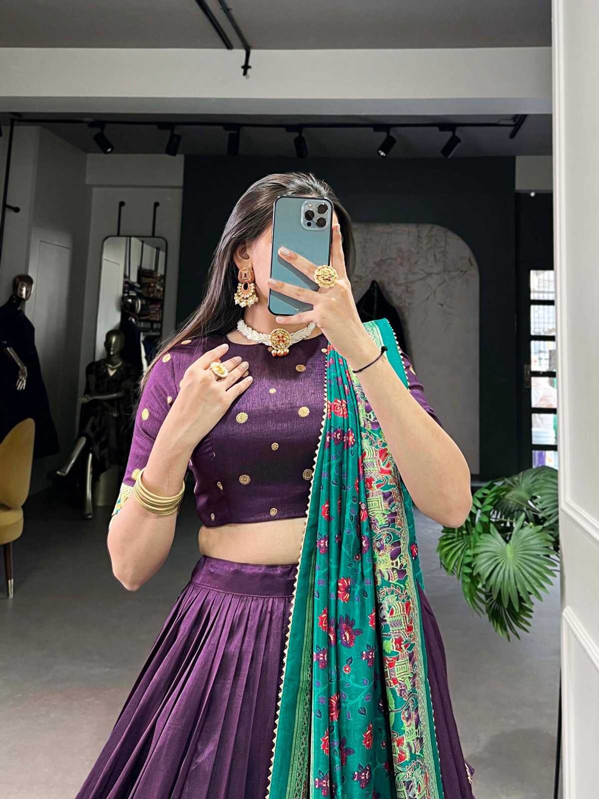 YNF Wholesale Tussar Silk Designer Lehenga  | Surat Manufacturer