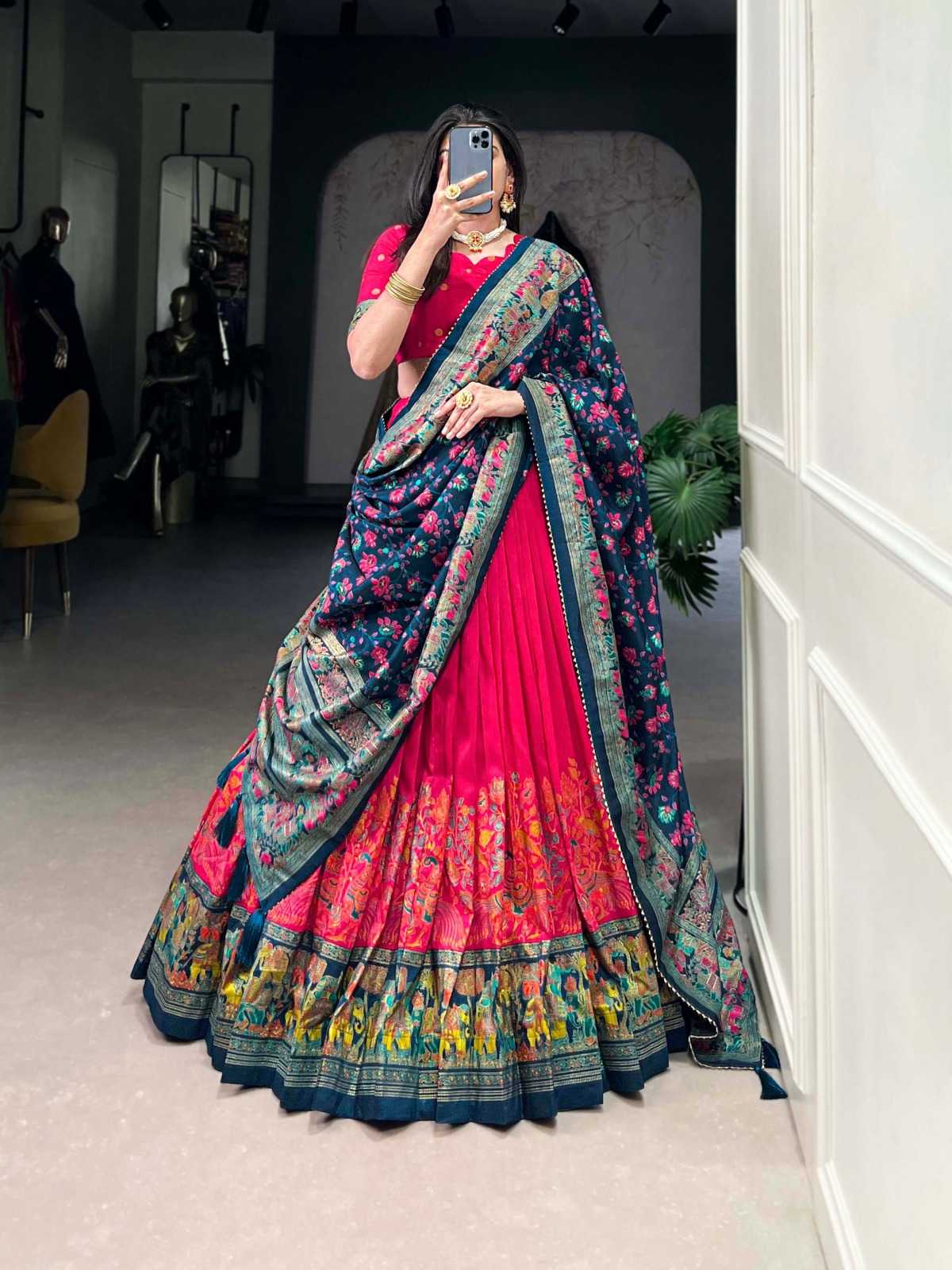 YNF Wholesale Tussar Silk Designer Lehenga  | Surat Manufacturer