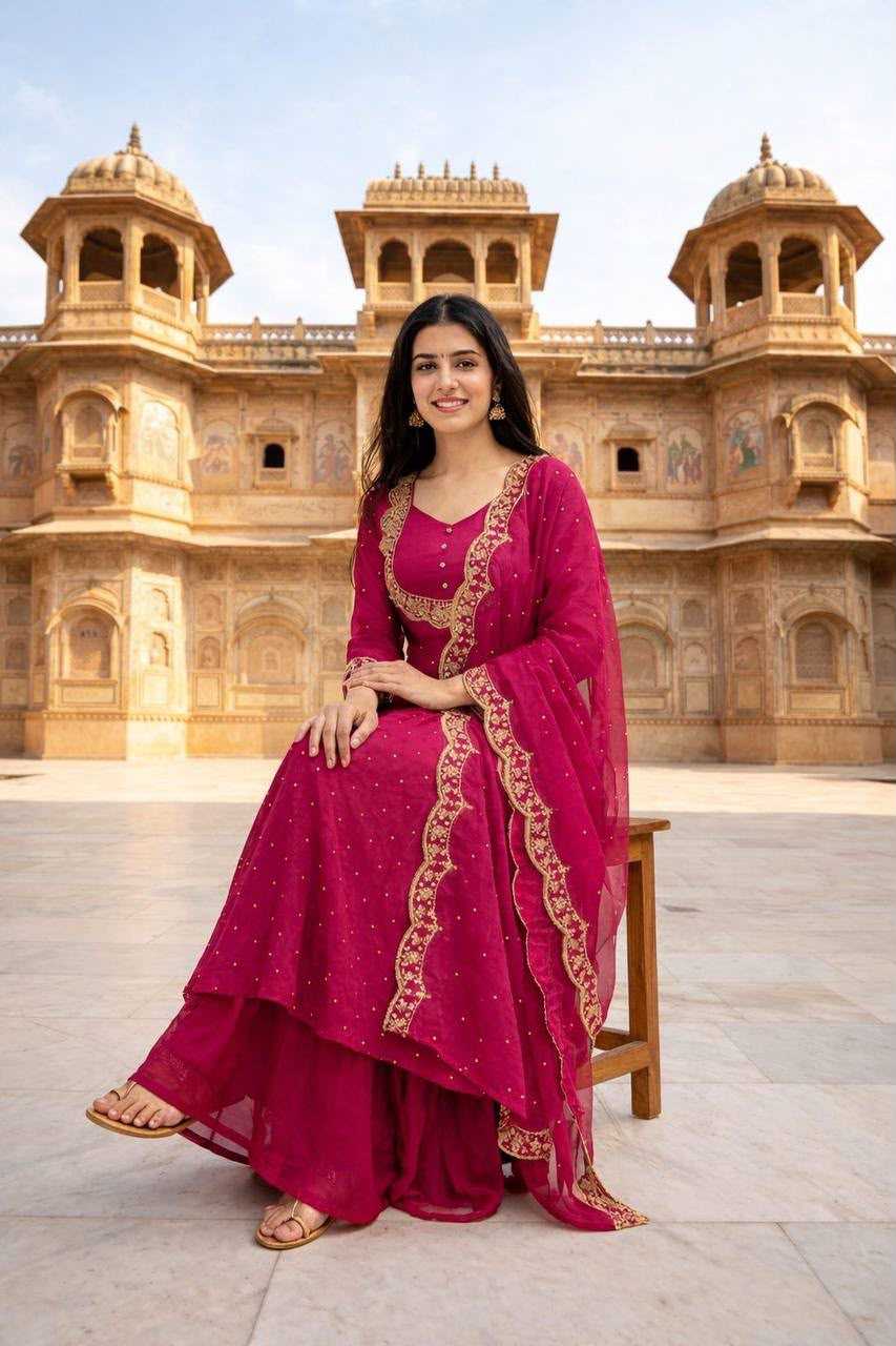 YNF Wholesale Soft Vichitra Anarkali Kurtis  | Surat Manufacturer