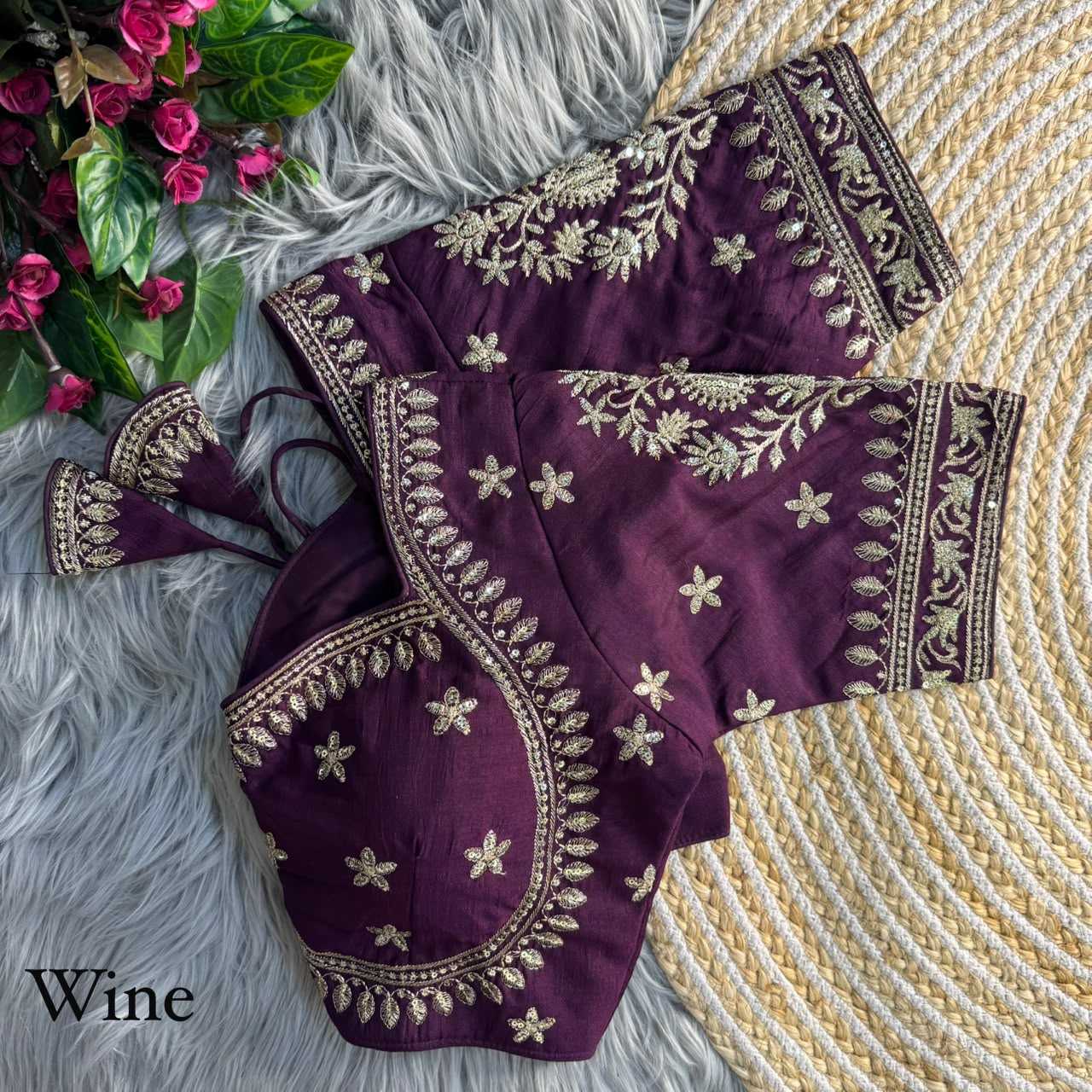 YNF Wholesale Vichitra Silk Designer Blouse  | Surat Manufacturer