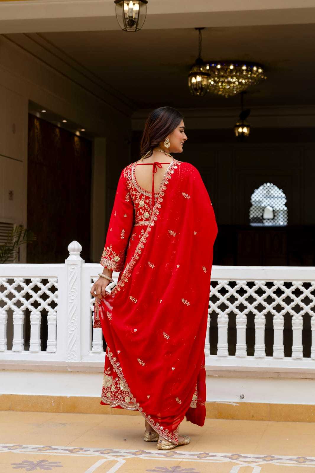 YNF Wholesale Georgette Georgette Gown  | Surat Manufacturer