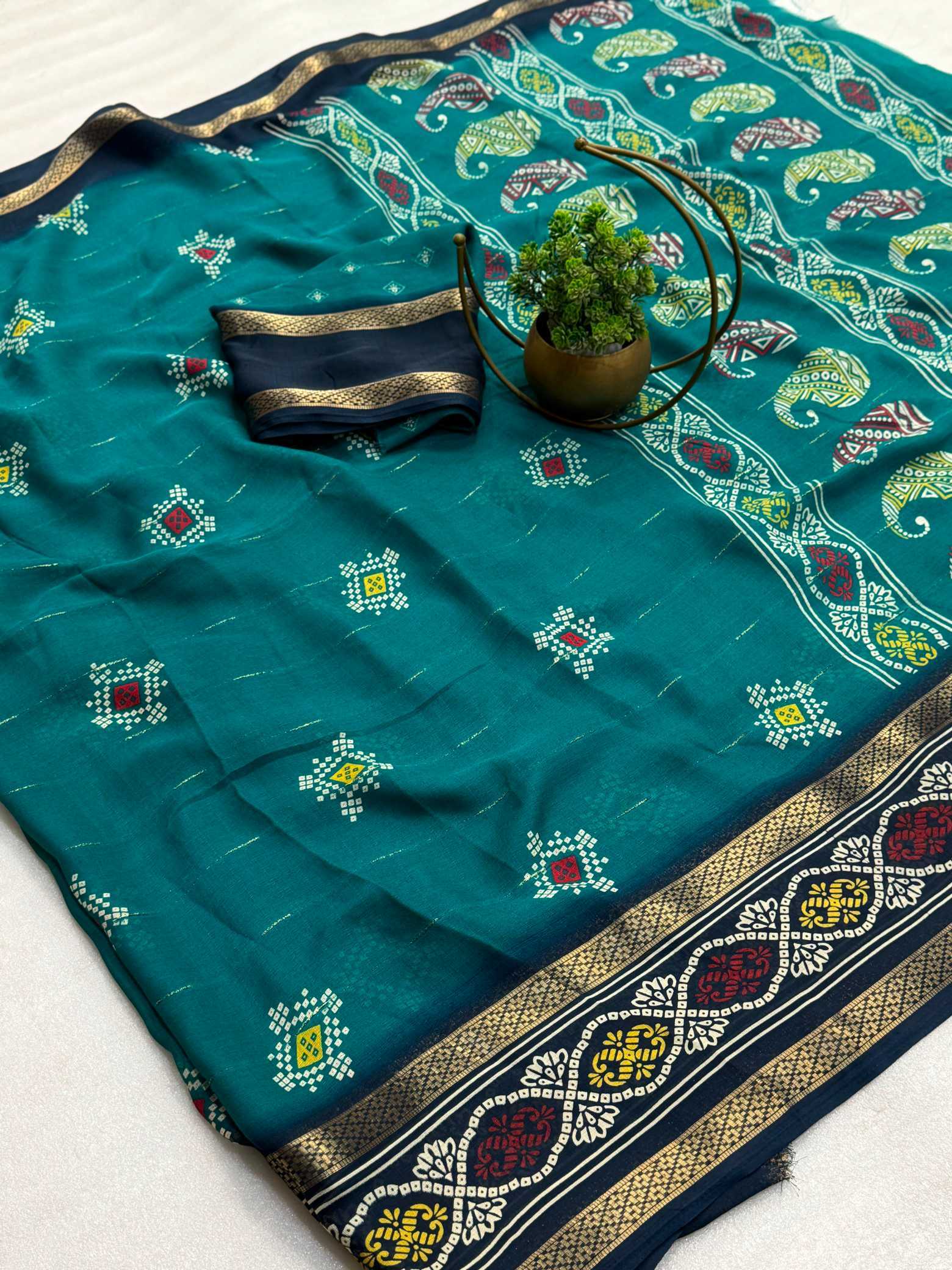 YNF Wholesale Fancy Printed Sarees  | Surat Manufacturer