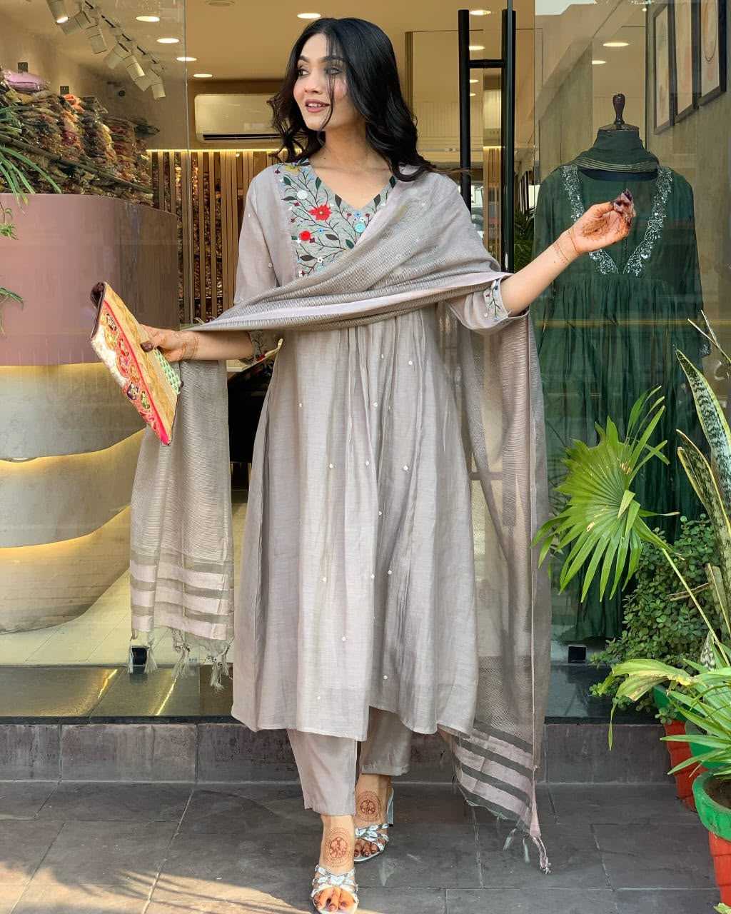 YNF Wholesale Chinon Designer Kurtis  | Surat Manufacturer