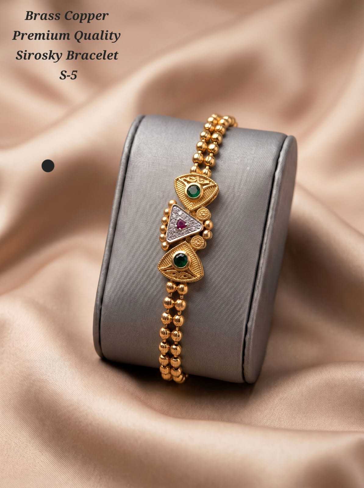 YNF Wholesale Brass Brass Gold Bracelets  | Surat Manufacturer