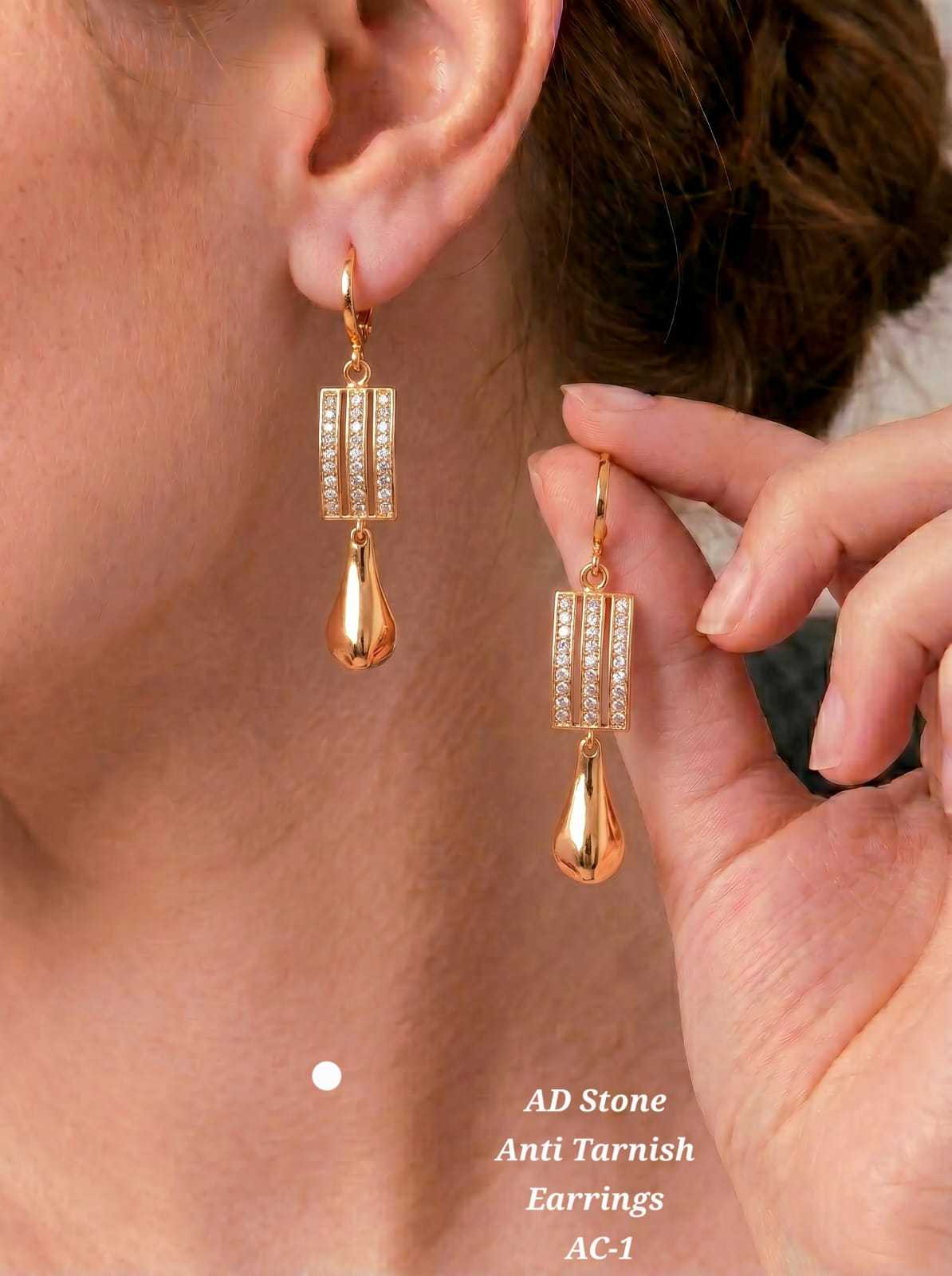 YNF Wholesale Brass Fancy Earrings  | Surat Manufacturer
