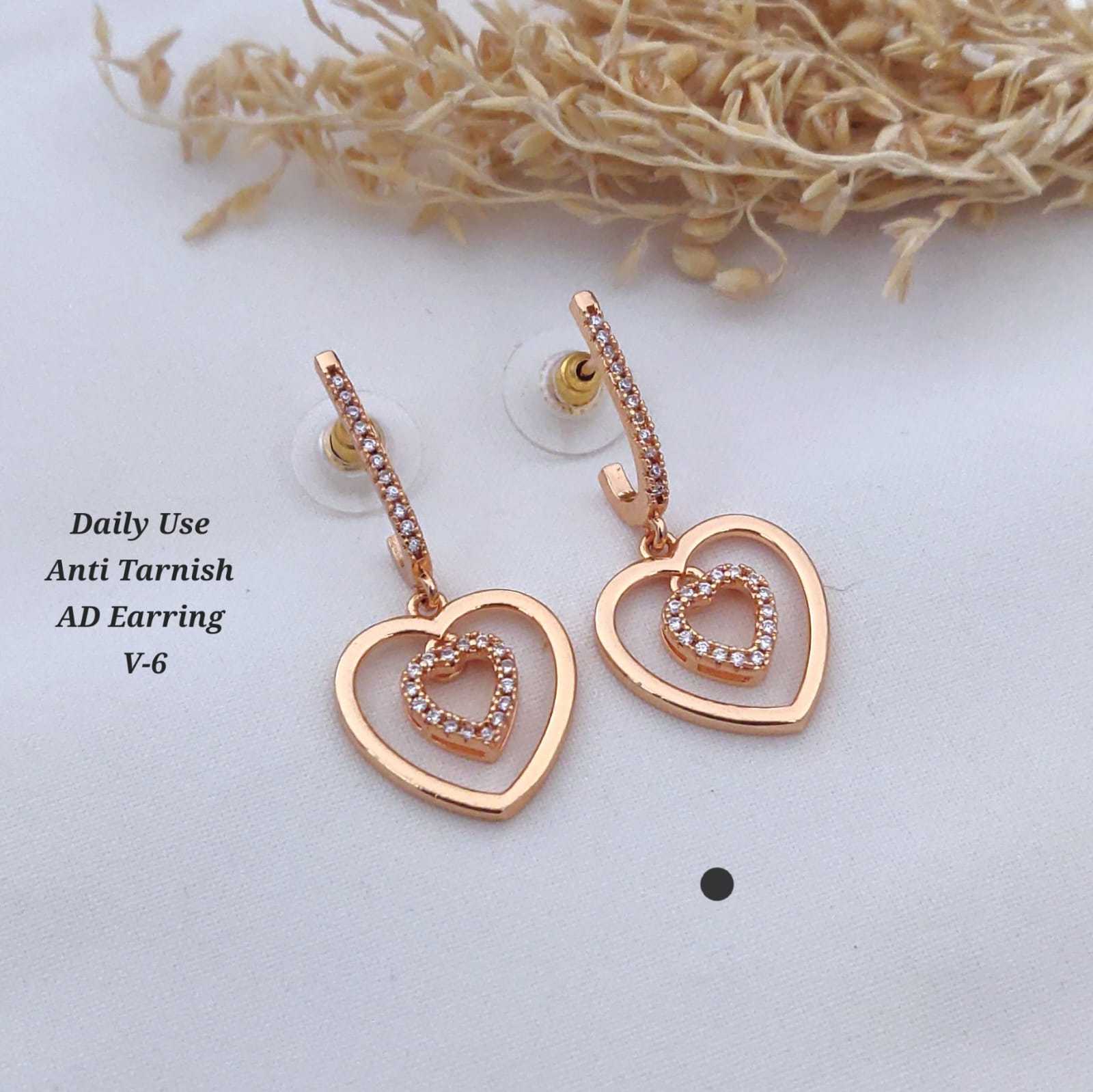YNF Wholesale Brass Fancy Earrings  | Surat Manufacturer